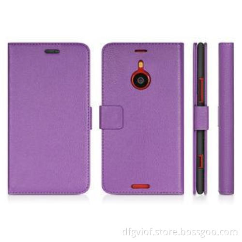 Flip Nokia Cell Phone Cases , Purple Smartphone Nokia Lumia